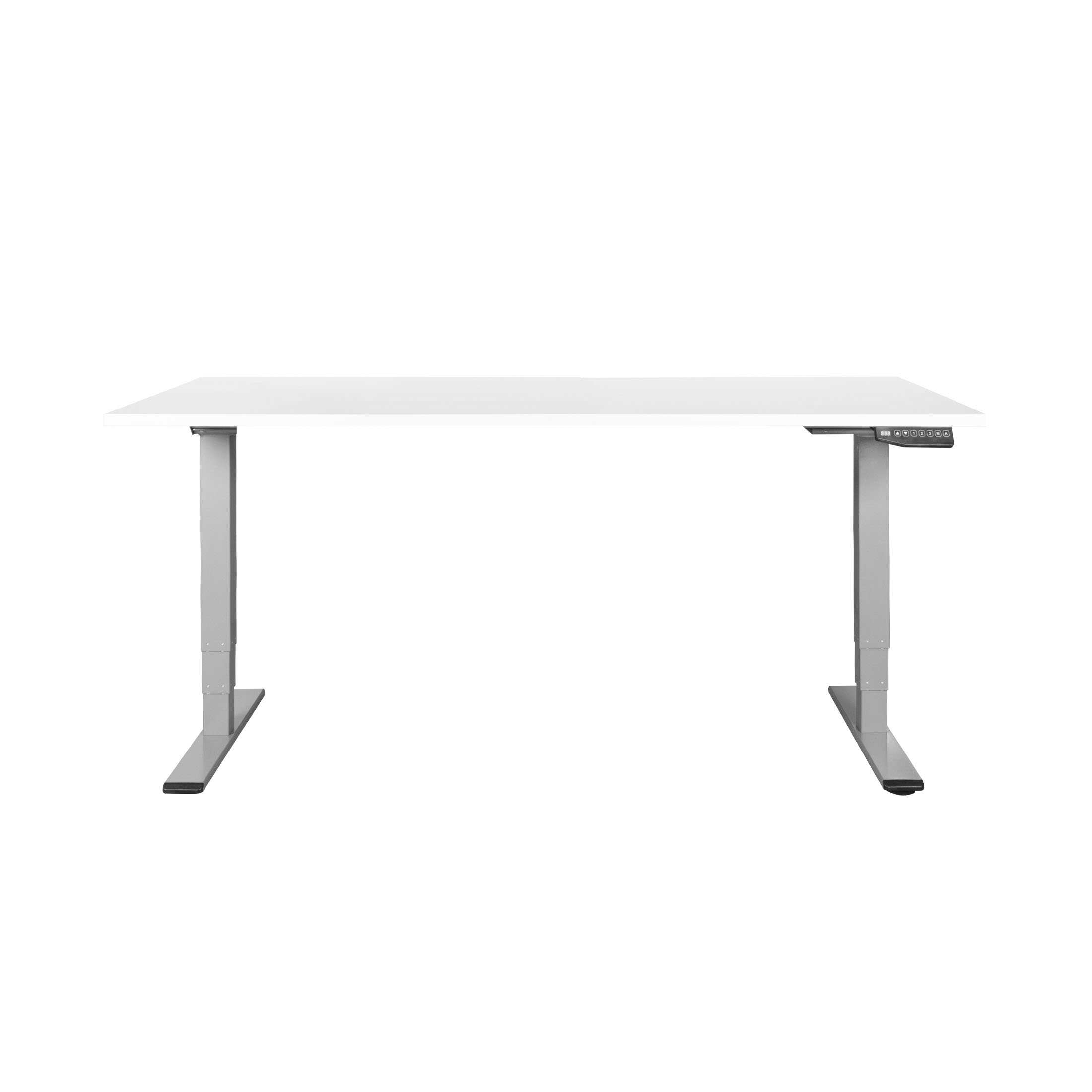 CONTINI Bürotisch ET225E 140x80cm 101198 weiss/grau