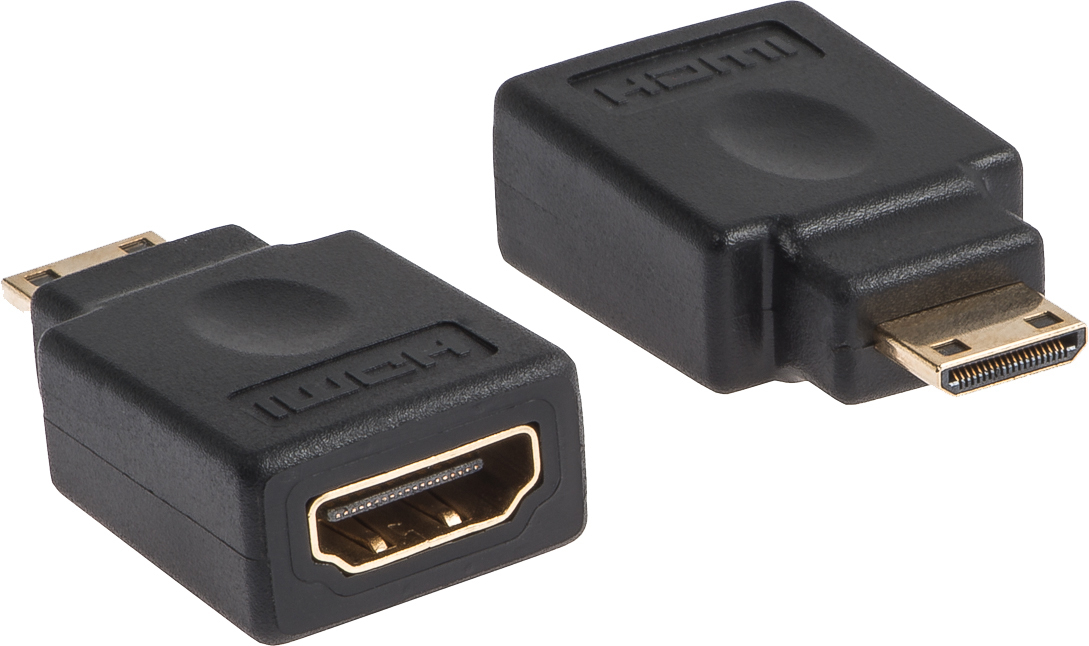 LINK2GO Adapter Mini-HDMI - HDMI AD5111BB male/female LINK2GO Adapter Mini-HDMI - HDMI AD5111BB male/female