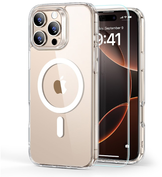 ESR Classic Hybrid Case MagSafe 1A79601 +Glass iPhone 16 Pro Clear