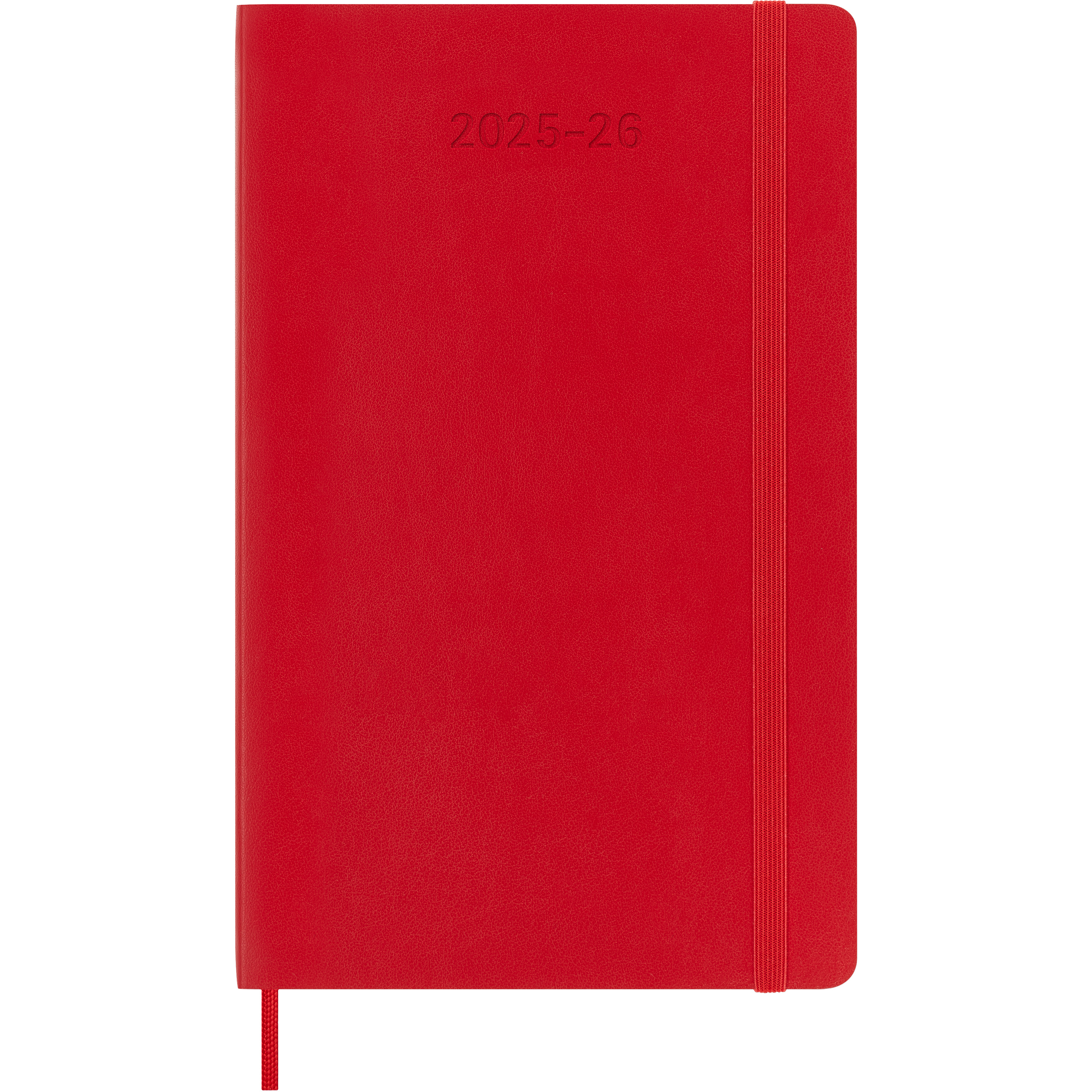 MOLESKINE Wochen-Notizkalender 25/26 DSF218WN3Y26 18M liniert SC rot 13x21cm