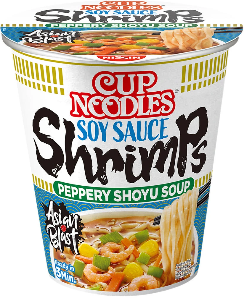 NISSIN Noodles Shrimps 5517 Cup 63g