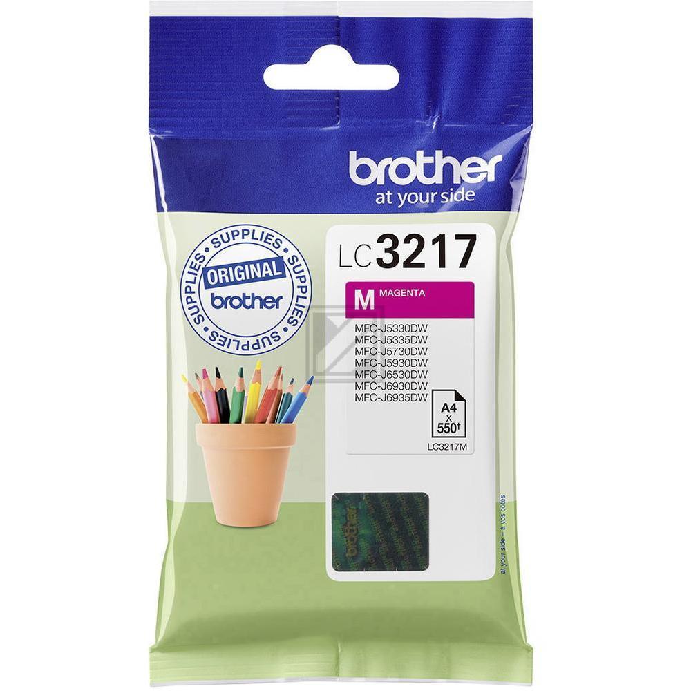 BROTHER Tintenpatrone magenta LC-3217M MFC-J6530DW 550 Seiten BROTHER Tintenpatrone magenta LC-3217M MFC-J6530DW 550 Seiten