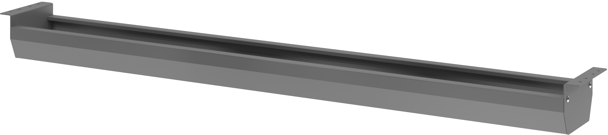 APOLLO Kabelwanne 126cm VK16/G graphit, für 160cm Tische