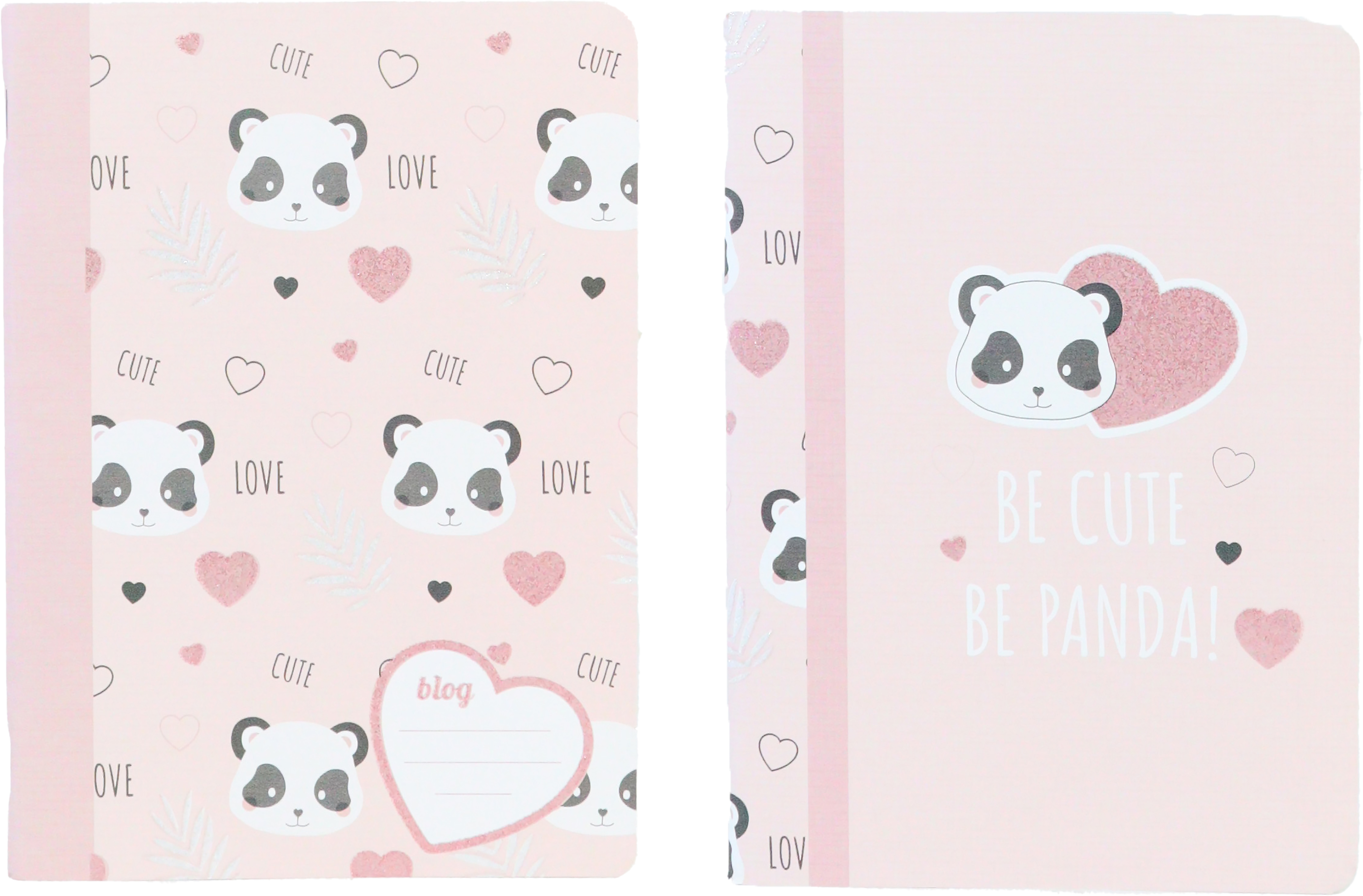 ANCOR Notizheft A4 117073 B'LOG CUTE PANDA,liniert 48 B.