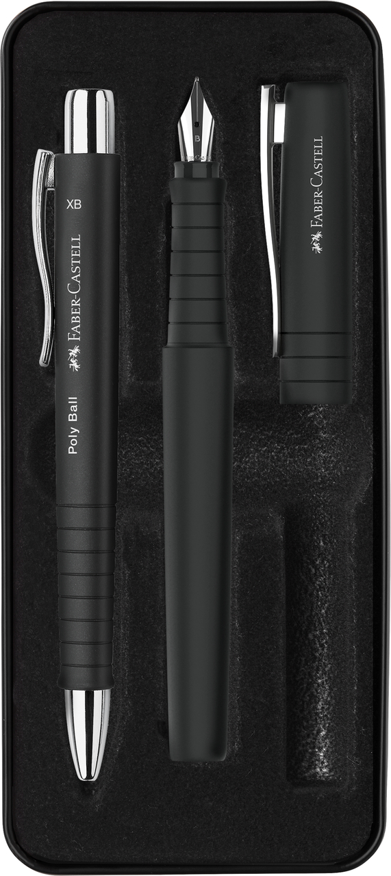 FABER-CASTELL Poly Ball Set FH+KS 24105.0 schwarz