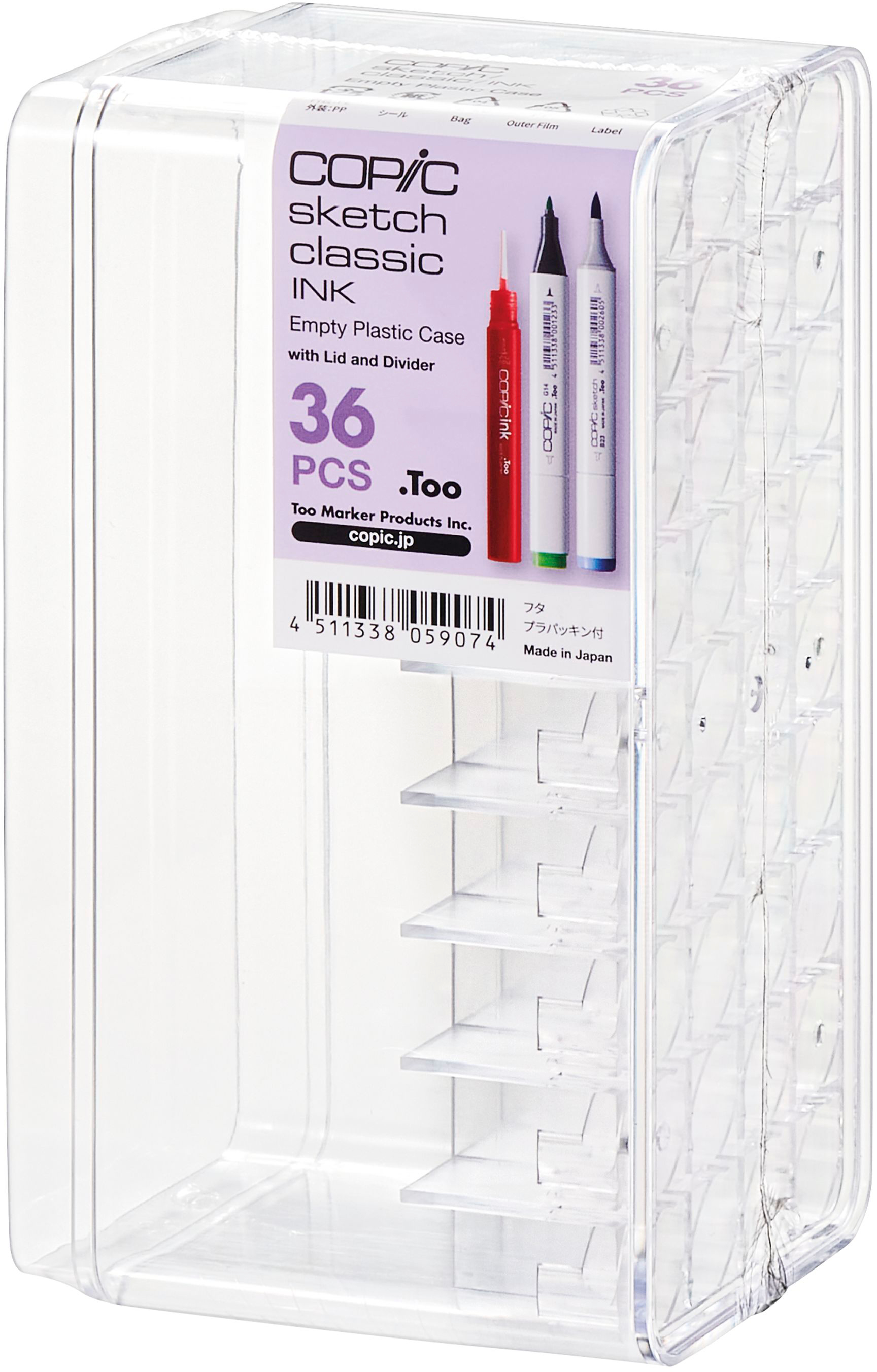 COPIC Display leer 20075D36 Classic, Sketch, Ink 36 Stück