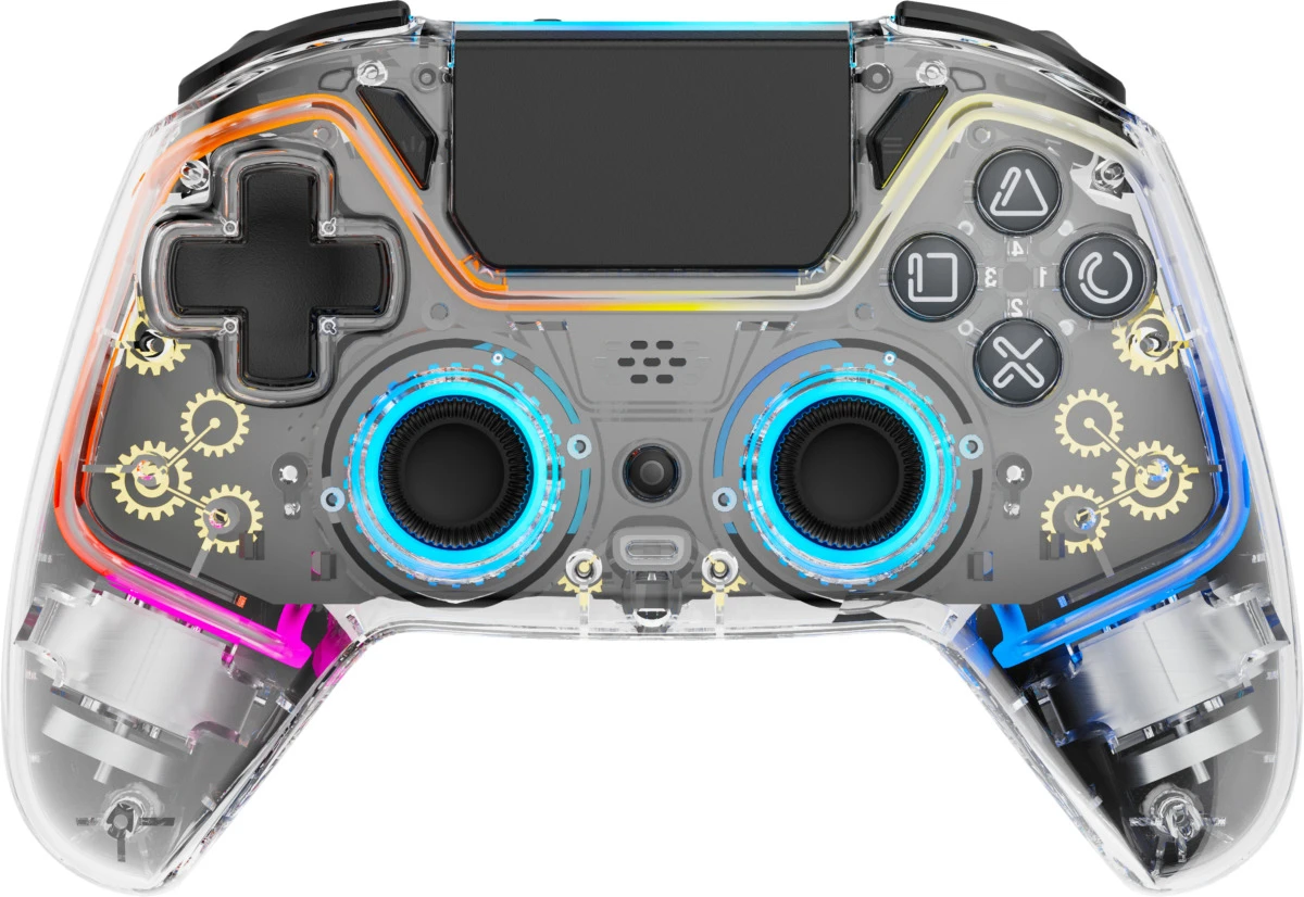 DELTACO Wireless Controller PS4 GAM-169-T Transparent