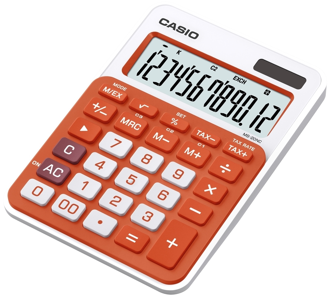 CASIO Tischrechner MS-20NC-RG-S-EC orange