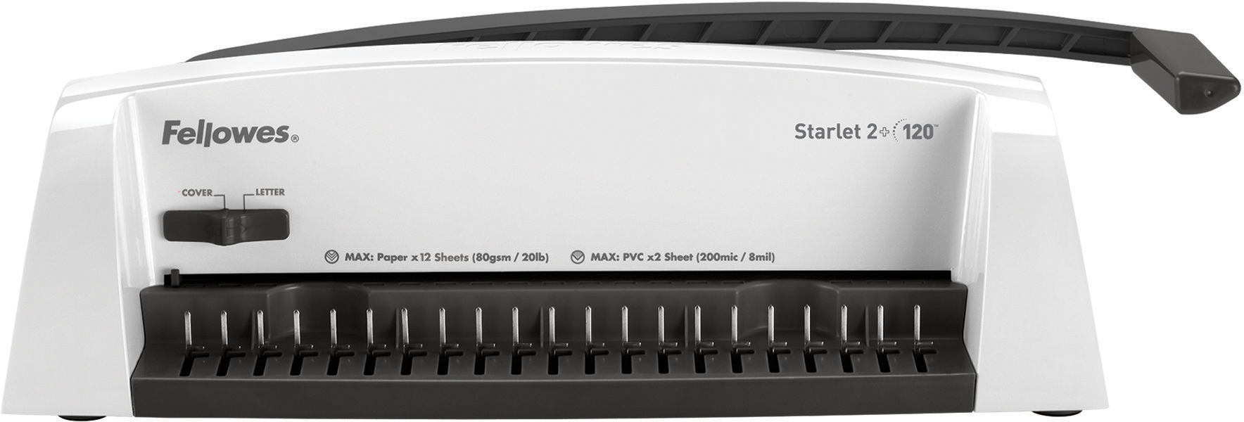 FELLOWES Plastikbindegerät Starlet 2 A4 5227901 schwarz/weiss