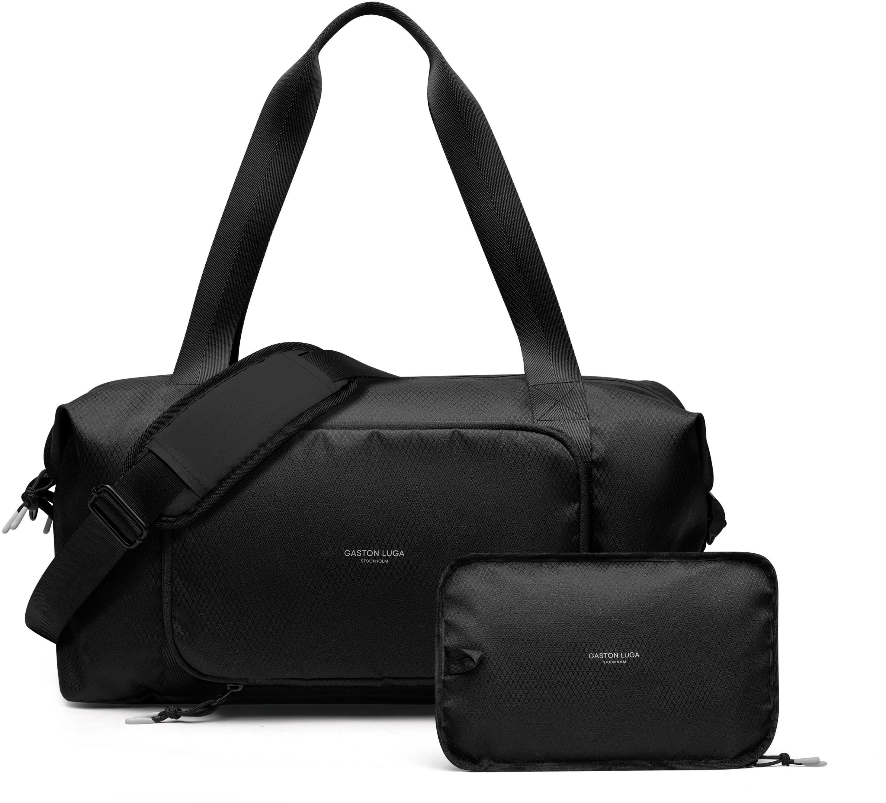 GASTON LUGA Lightweight Packable Duffle LWPDFFBK Black