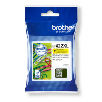BROTHER Tintenpatrone HY yellow LC-422XLY MFC-J5340 1500 Seiten BROTHER Tintenpatrone HY yellow LC-422XLY MFC-J5340 1500 Seiten