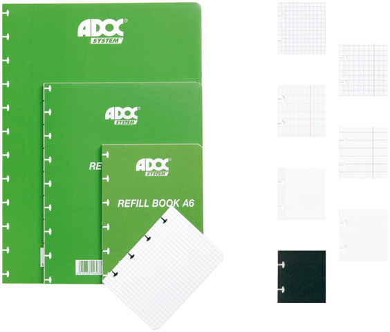 ADOC Ersatzblätter A4 6844.630 kariert 72 Blatt