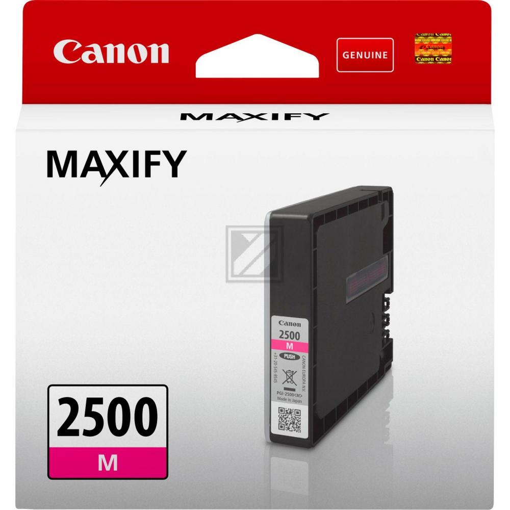 CANON Tintenpatrone magenta PGI-2500M MAXIFY MB5050/MB5350 700 S.