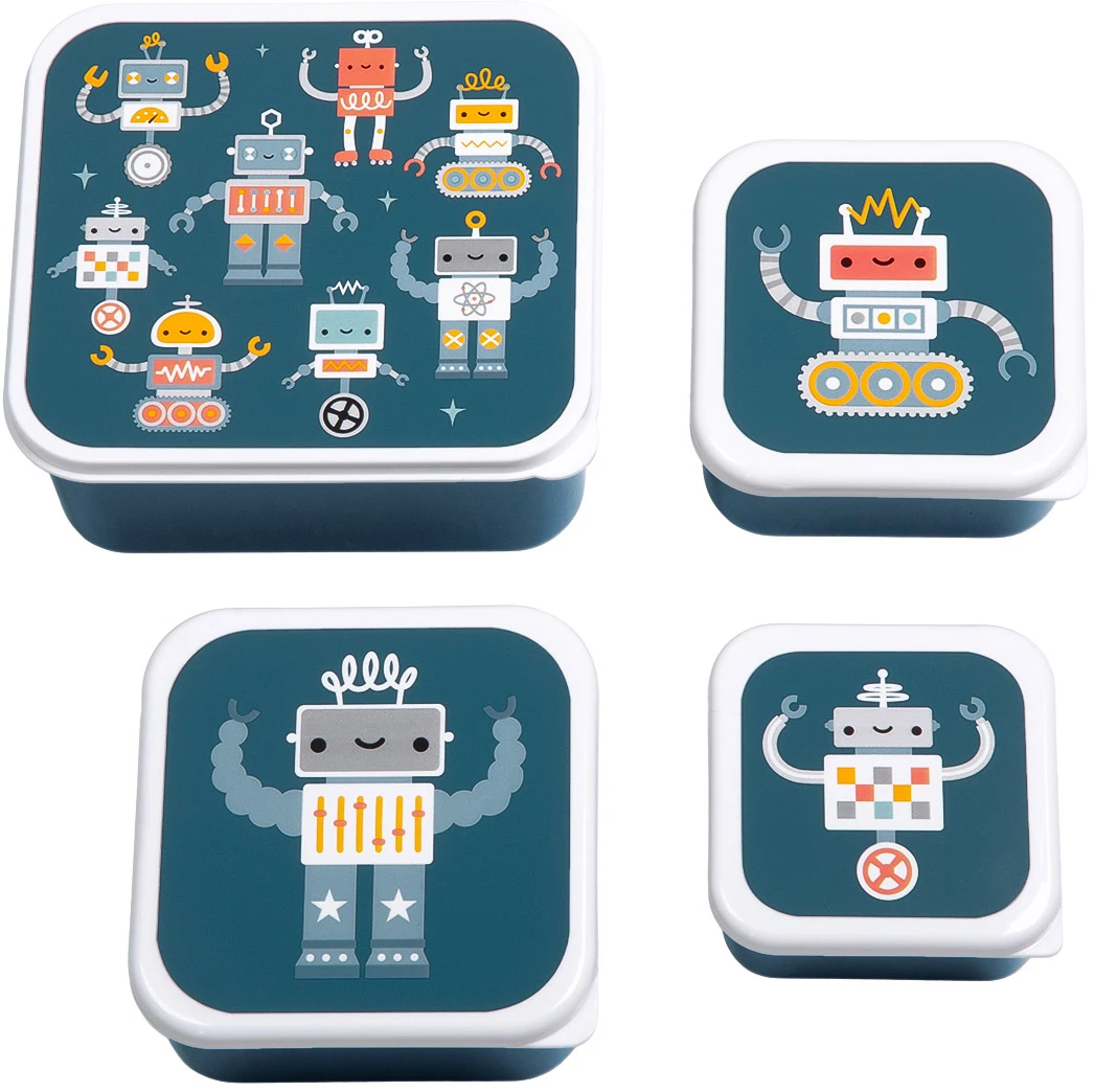 ALLC Lunch & Snackbox Set SBSERO86 Robots