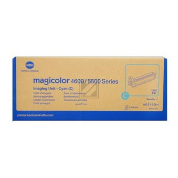 KONICA MINOLTA Print Unit cyan A0310GH Magicolor 5550/70 30'000 S. KONICA MINOLTA Print Unit cyan A0310GH Magicolor 5550/70 30'000 S.