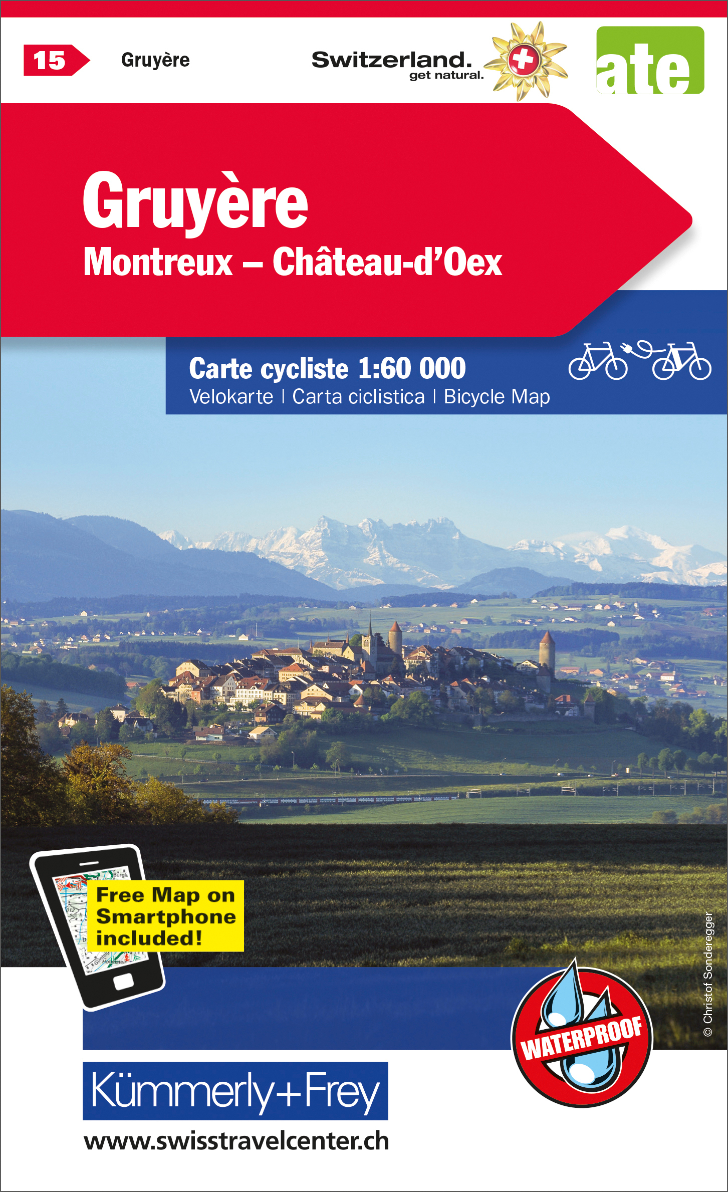 KÜMMERLY+FREY Velokarte 1:60'000 325902415 Gruyere-Montreux-Château dOex KÜMMERLY+FREY Velokarte 1:60'000 325902415 Gruyere-Montreux-Château dOex