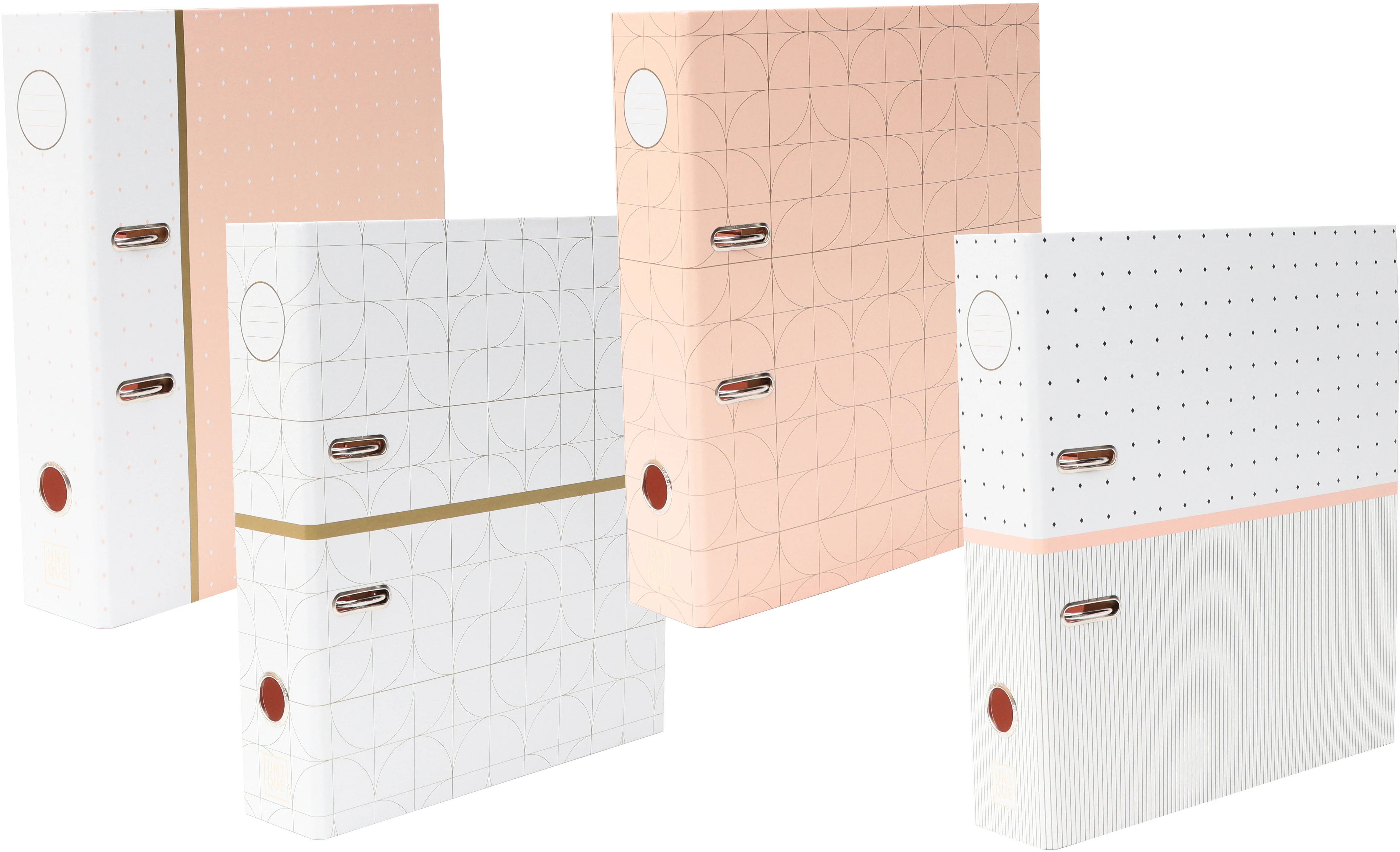 ANCOR Ordner 8cm Unique 121810 assortiert A4
