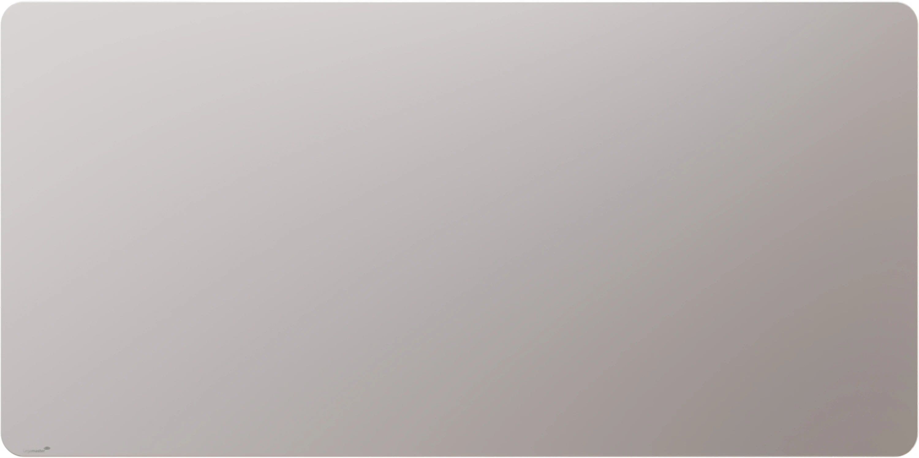 LEGAMASTER Glasboard 100x200cm 7-104264 matt, Warm Grey runde Ecken