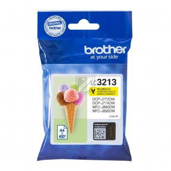 BROTHER Tintenpatrone yellow LC-3213Y DCP-J774DW 400 Seiten BROTHER Tintenpatrone yellow LC-3213Y DCP-J774DW 400 Seiten
