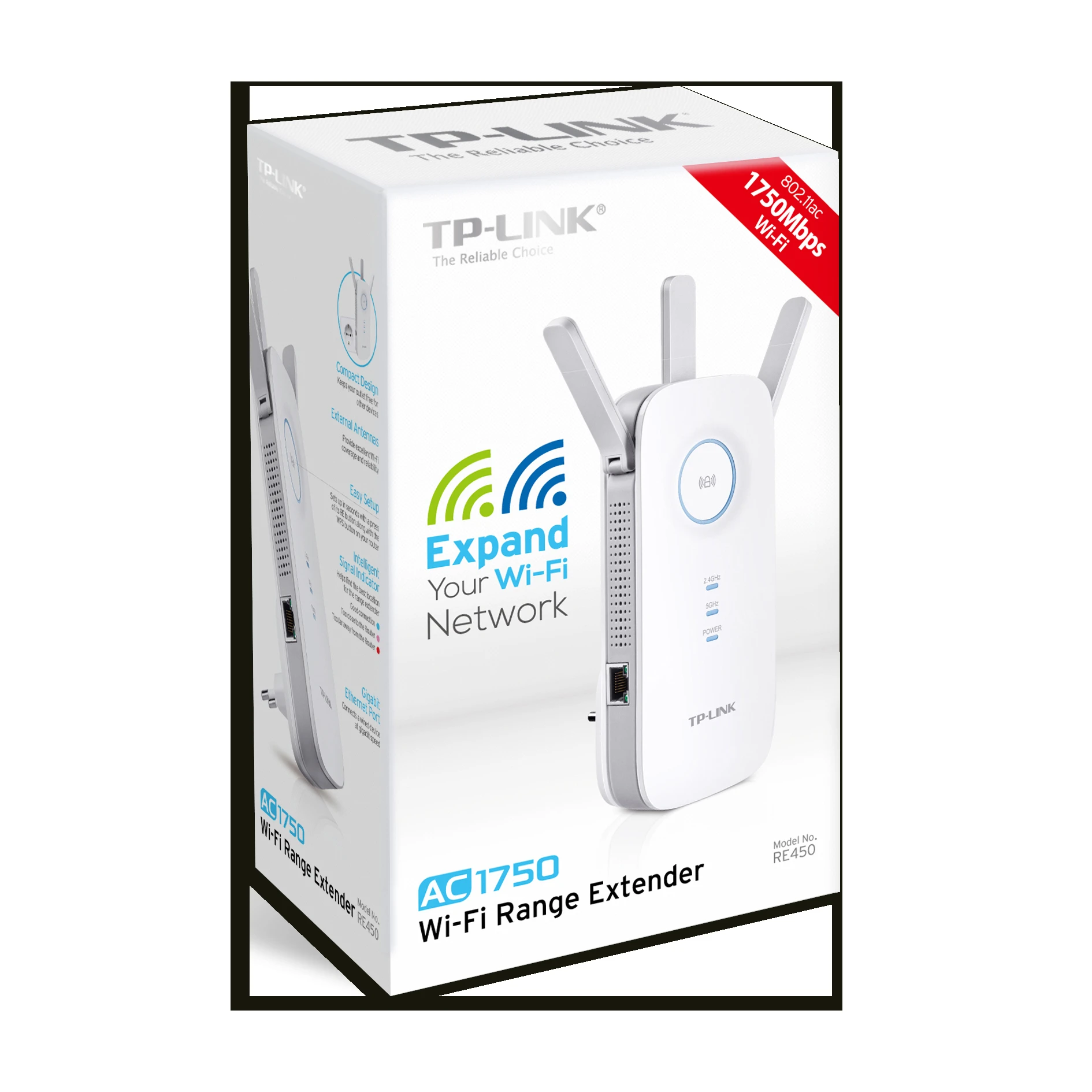 TP-LINK Dual Band WLAN Repeater RE450 AC1750