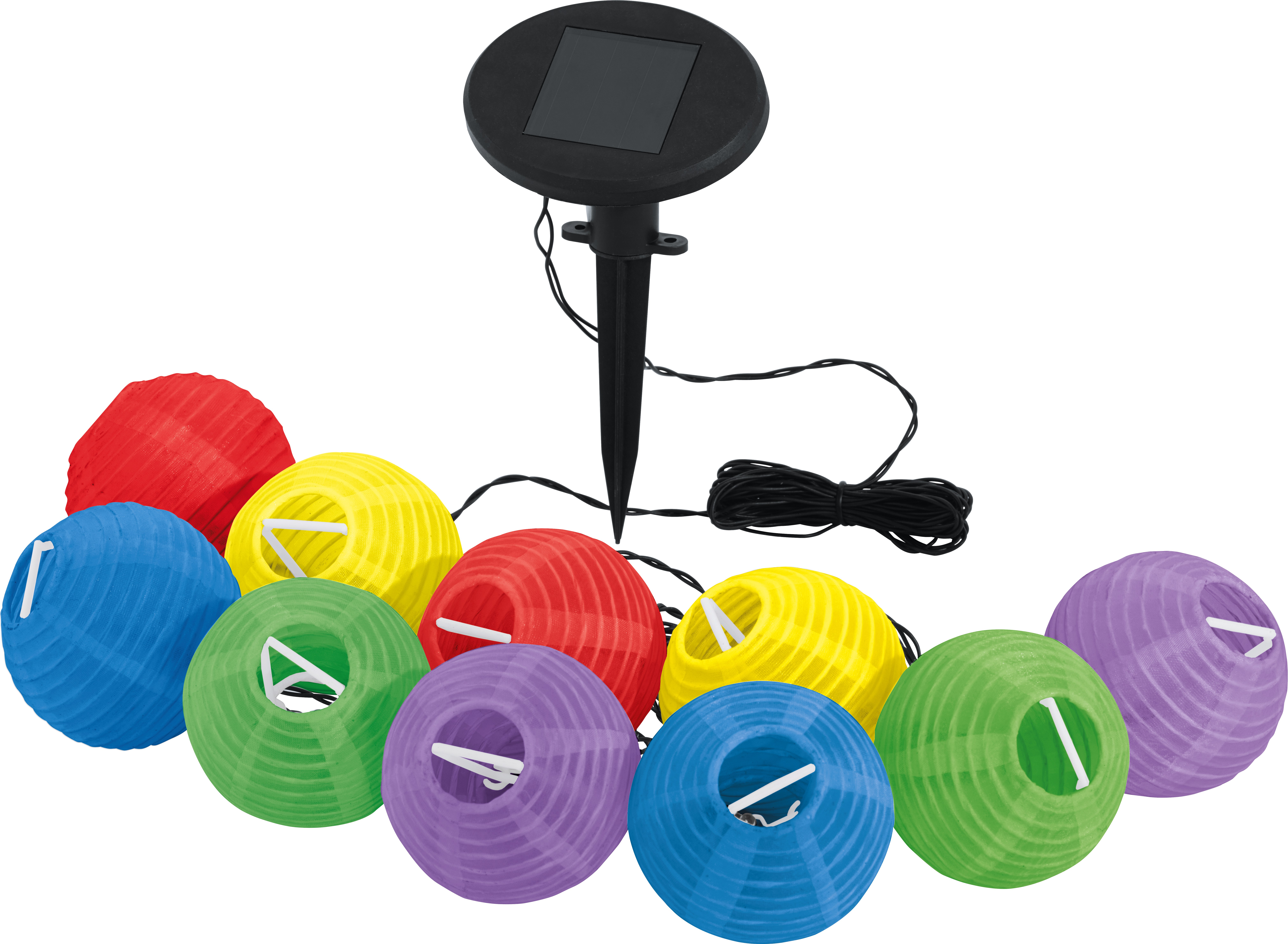 EGLO Lichterkette Z-Solar 4.3m 47339 schwarz, Solar
