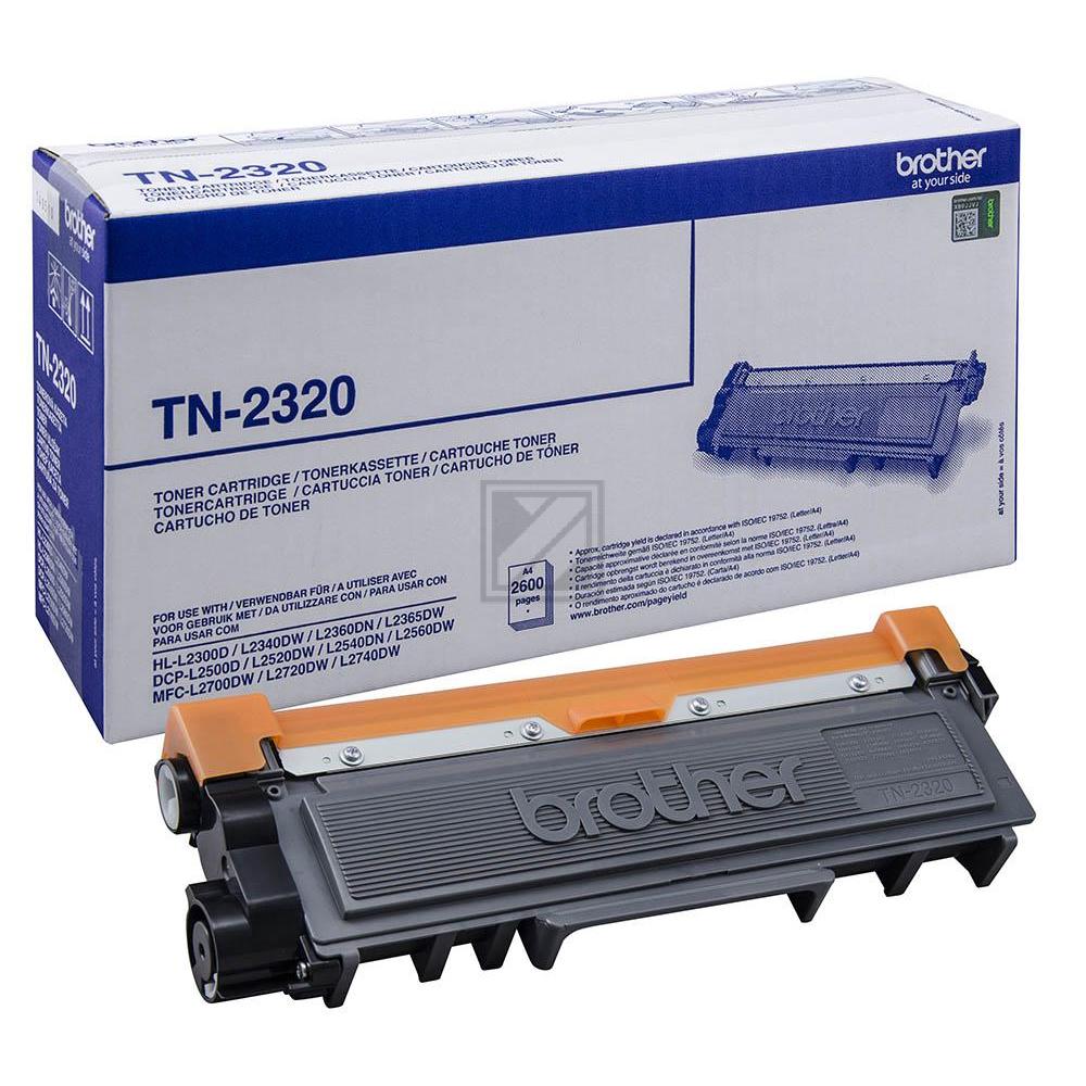 BROTHER Toner HY schwarz TN-2320 HL-L2340/L2360 2600 Seiten