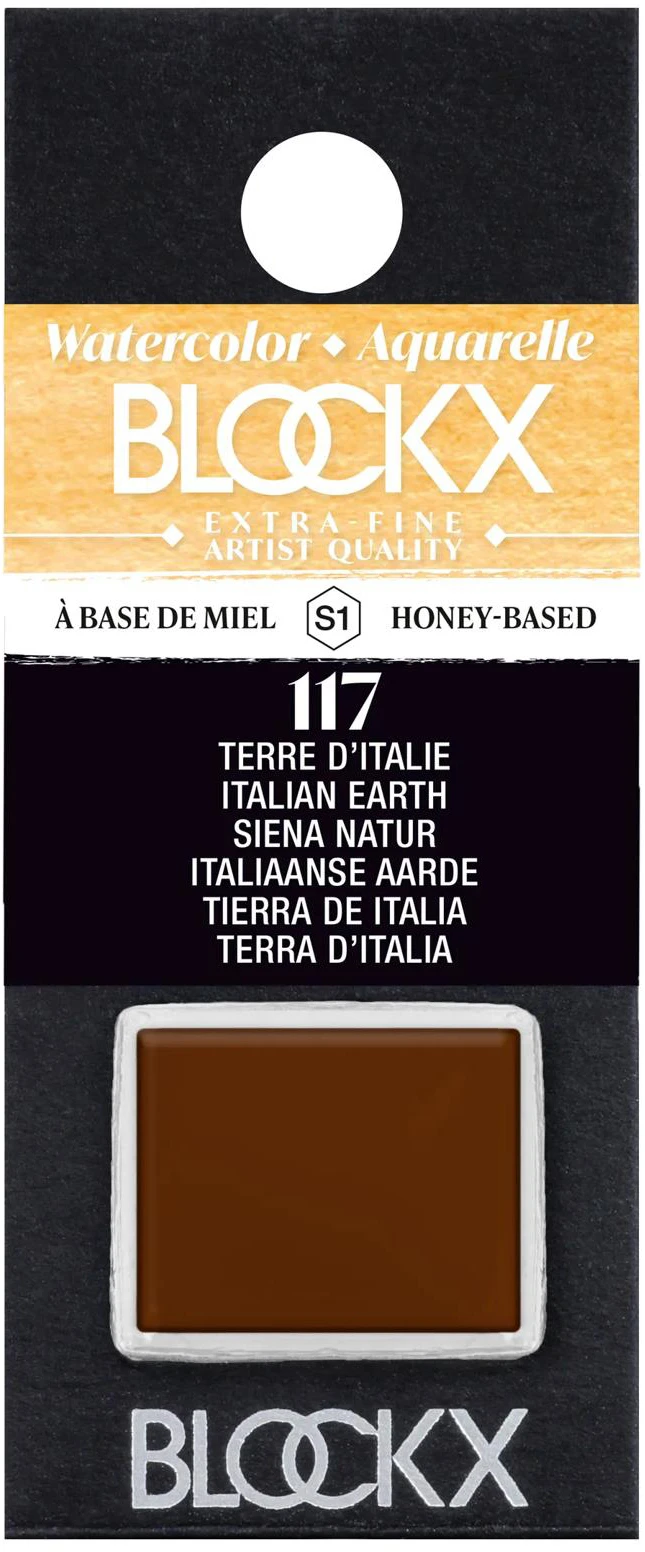 BLOCKX Aquarellfarbe 1.5ml 41117BXC siena Natur