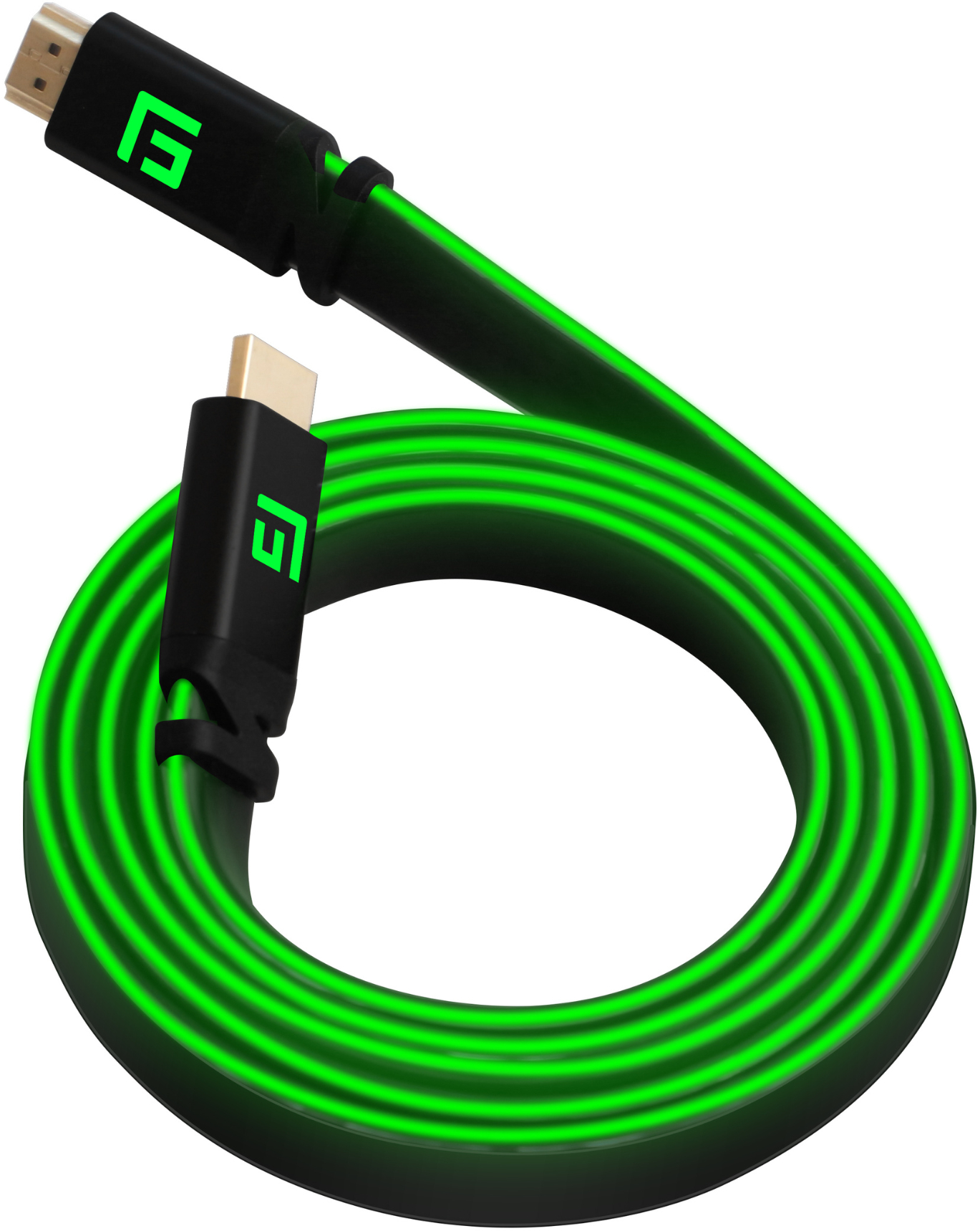 FLOAT GRIP High-Speed LED HDMI Cable FG-HDMILED-300-GREEN 3M, v2.1 Green FLOAT GRIP High-Speed LED HDMI Cable FG-HDMILED-300-GREEN 3M, v2.1 Green