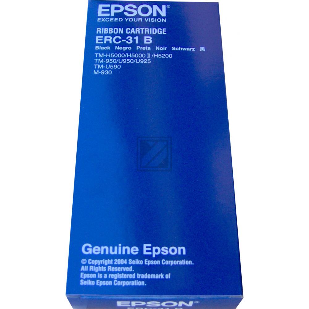 EPSON Farbband Nylon schwarz S015369 ERC 31 EPSON Farbband Nylon schwarz S015369 ERC 31