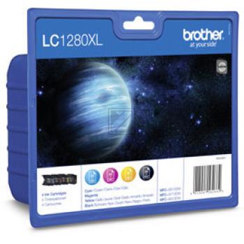 BROTHER Valuepack Tinte HY CMYBK LC-1280VA MFC-J6510DW 2400/1200 S. BROTHER Valuepack Tinte HY CMYBK LC-1280VA MFC-J6510DW 2400/1200 S.