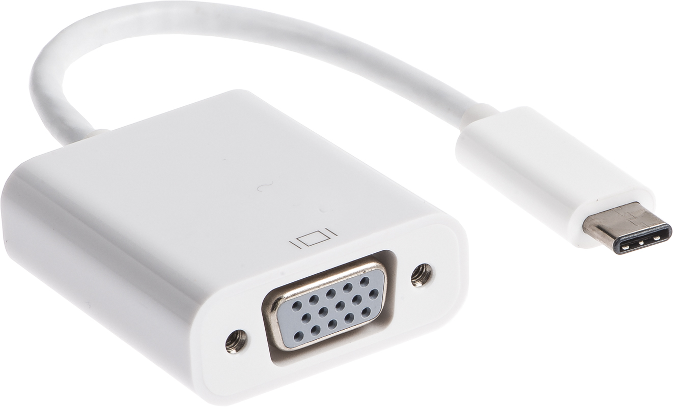 LINK2GO Adapter C Type - VGA AD6211WP male-female, 15cm LINK2GO Adapter C Type - VGA AD6211WP male-female, 15cm