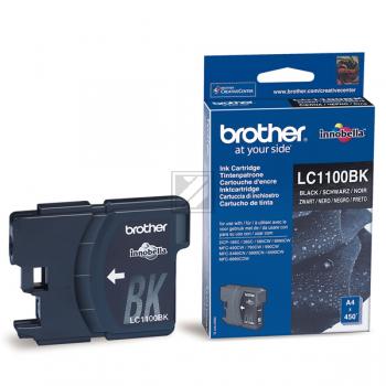 BROTHER Tintenpatrone schwarz LC-1100BK MFC-6490CW 450 Seiten BROTHER Tintenpatrone schwarz LC-1100BK MFC-6490CW 450 Seiten