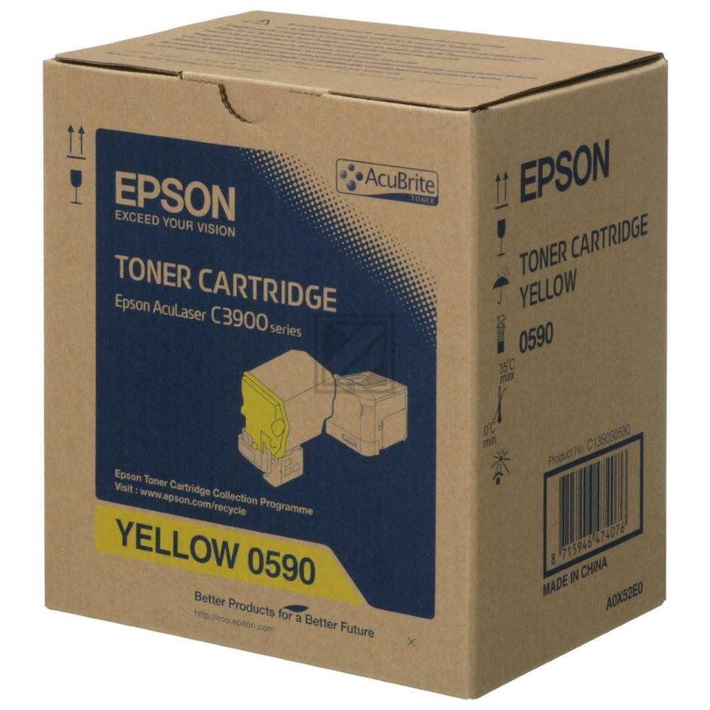 EPSON Toner-Modul yellow S050590 AcuLaser C3900 6000 Seiten EPSON Toner-Modul yellow S050590 AcuLaser C3900 6000 Seiten