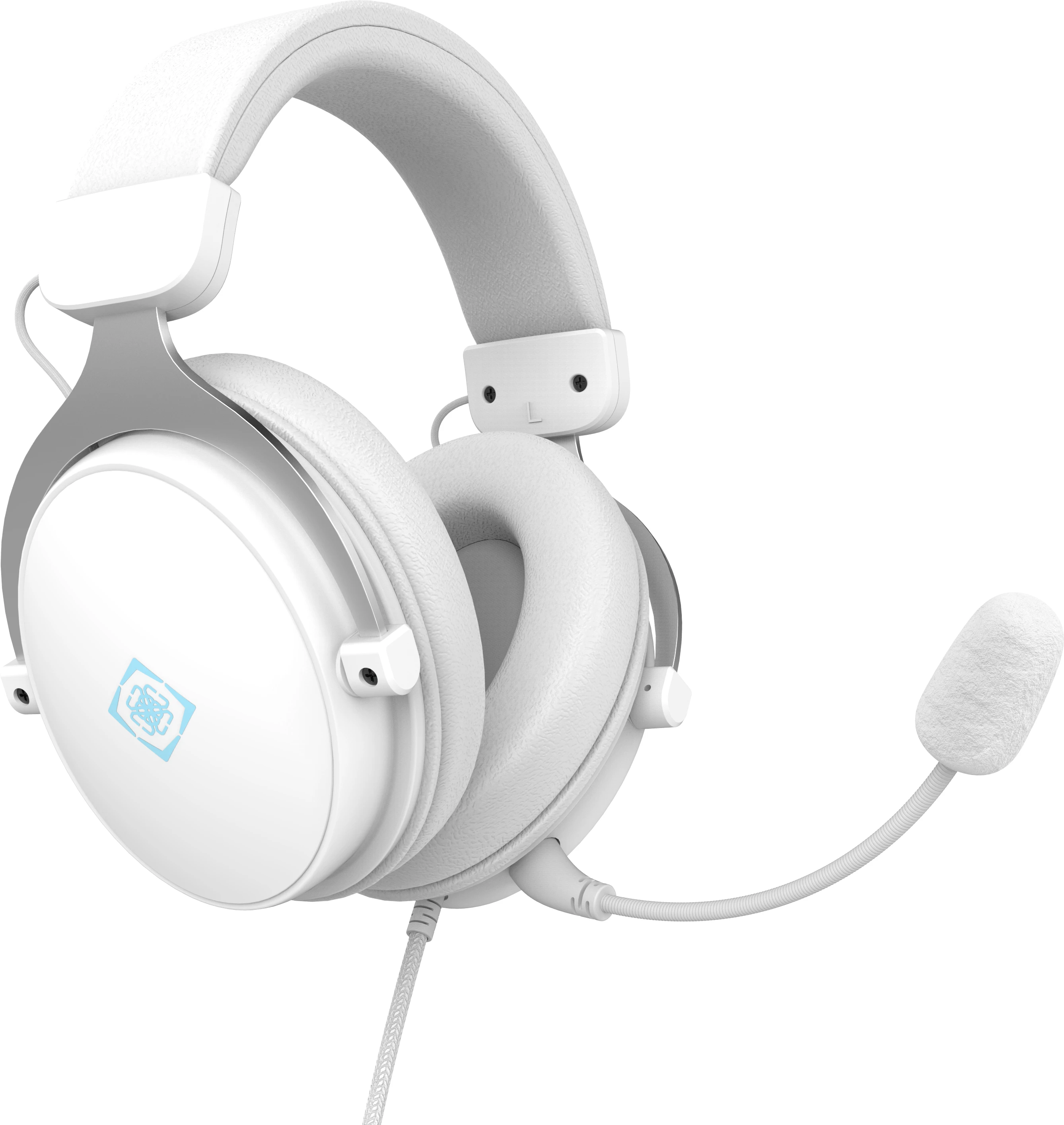 DELTACO Gaming Headset, Wired GAM-190-W DH320,3.5mm connection,White