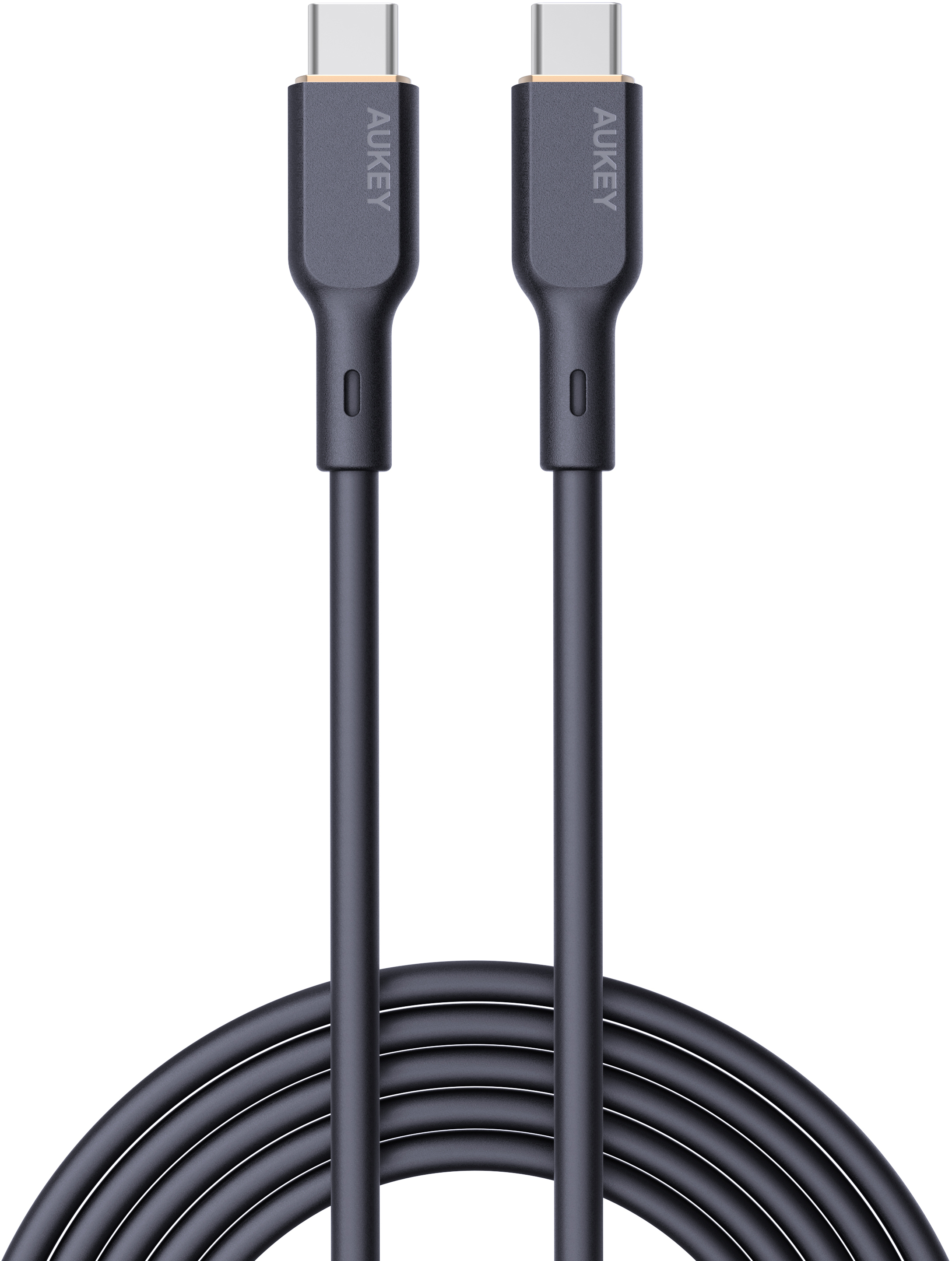 AUKEY Cable USB-C-to-C, Silicone CB-SCC102 1.8m, 100W,Black AUKEY Cable USB-C-to-C, Silicone CB-SCC102 1.8m, 100W,Black