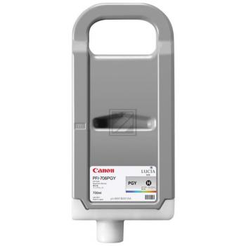 CANON Tintenpatrone photo grey PFI706PGY iPF 8300 700ml CANON Tintenpatrone photo grey PFI706PGY iPF 8300 700ml
