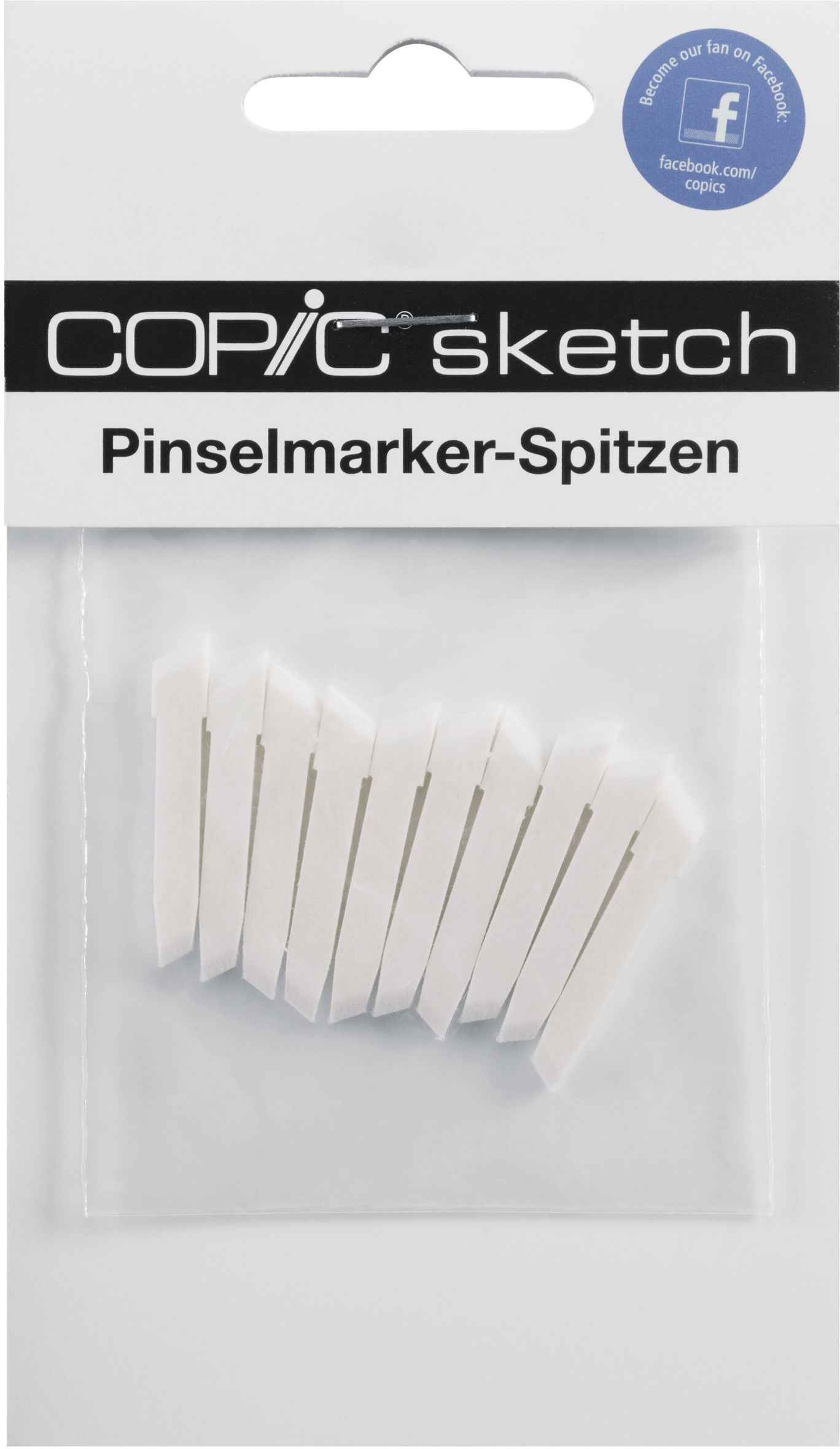 COPIC Ersatzspitze Sketch 21075MB Medium Broad, 10 Stück