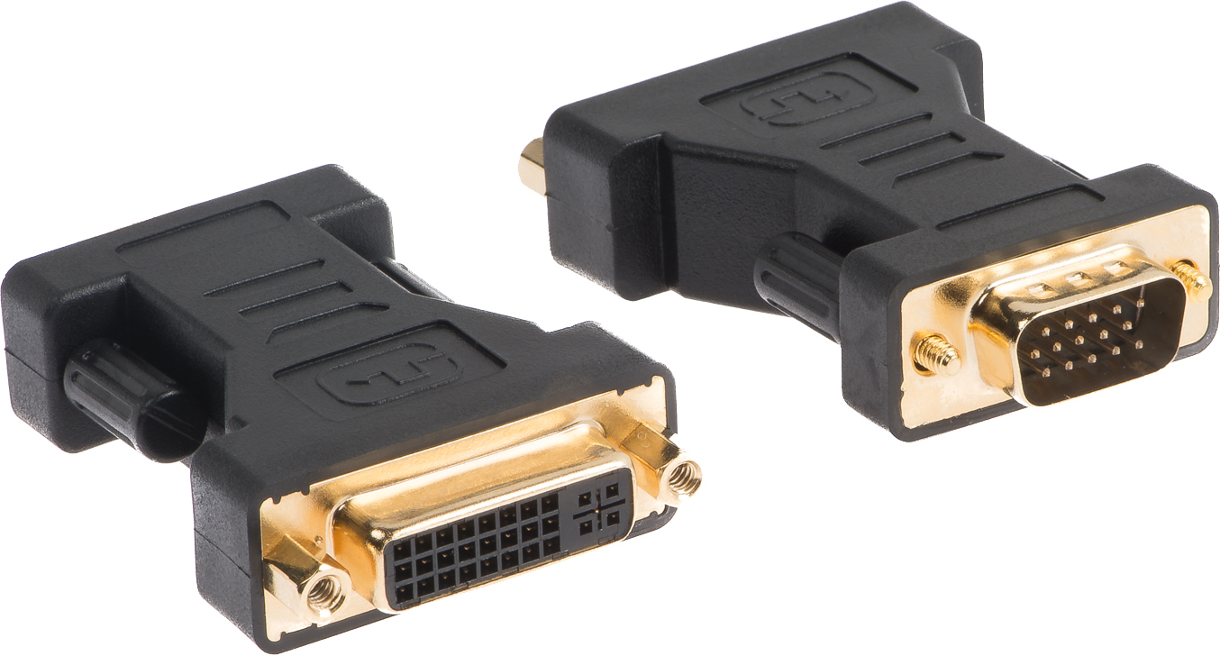 LINK2GO Adapter DVI-I - VGA AD2212BB female -male LINK2GO Adapter DVI-I - VGA AD2212BB female -male