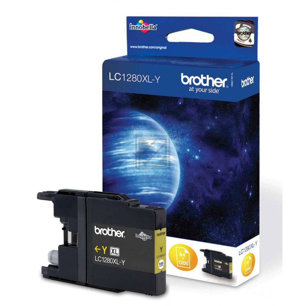 BROTHER Tintenpatrone HY yellow LC-1280Y MFC-J6510DW 1200 Seiten BROTHER Tintenpatrone HY yellow LC-1280Y MFC-J6510DW 1200 Seiten