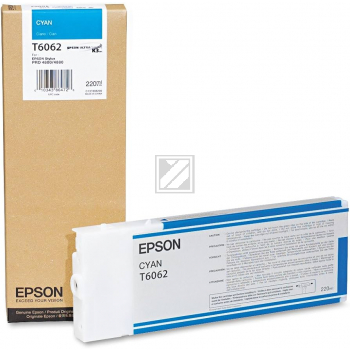 EPSON Tintenpatrone cyan T606200 Stylus Pro 4880 220ml EPSON Tintenpatrone cyan T606200 Stylus Pro 4880 220ml