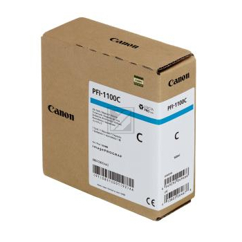 CANON Tintenpatrone cyan PFI1100C iPF PRO-2000/PRO-6000S 160ml CANON Tintenpatrone cyan PFI1100C iPF PRO-2000/PRO-6000S 160ml