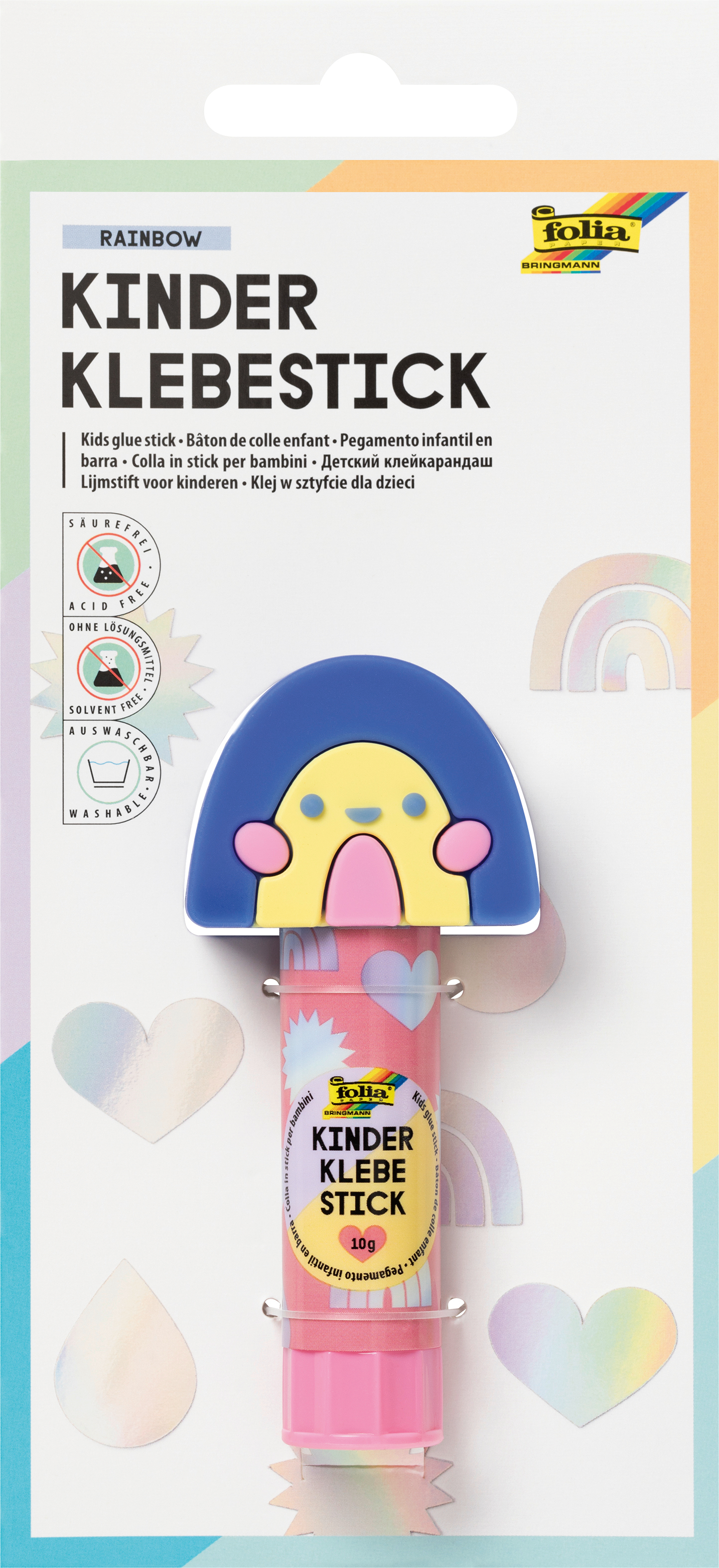 FOLIA Klebestift 10g 2412 Kids Rainbow
