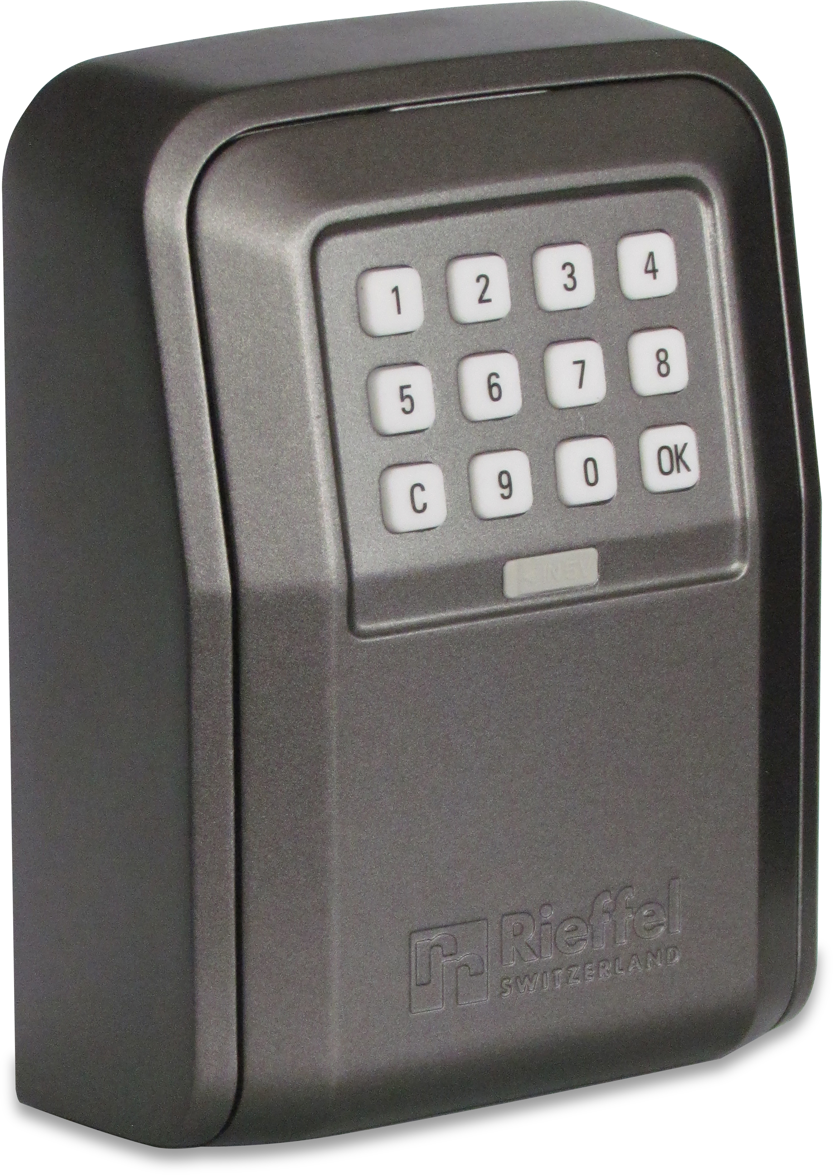 RIEFFEL SWITZERLAND Schlüsseldepot 10.5x14.5x55cm KSB-ELO XL mit Elektronikschloss, grau RIEFFEL SWITZERLAND Schlüsseldepot 10.5x14.5x55cm KSB-ELO XL mit Elektronikschloss, grau